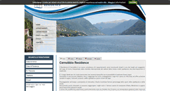 Desktop Screenshot of cernobbioresidence.com