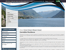 Tablet Screenshot of cernobbioresidence.com